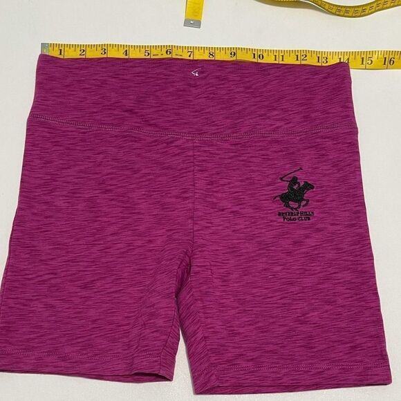 Beverly Hills Polo Club Pull On 5 Inch Bike Shorts‎ Magenta Pink Purple Small - Picture 7 of 12